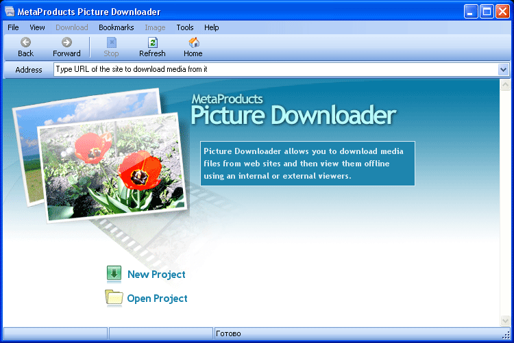 Picture Downloader 1.8.717 software screenshot