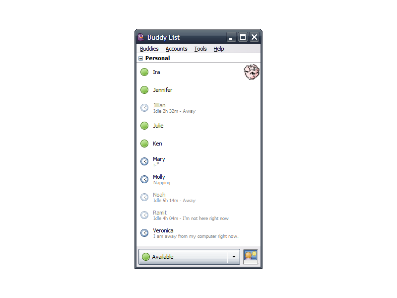 Pidgin Portable 2.11.0 software screenshot