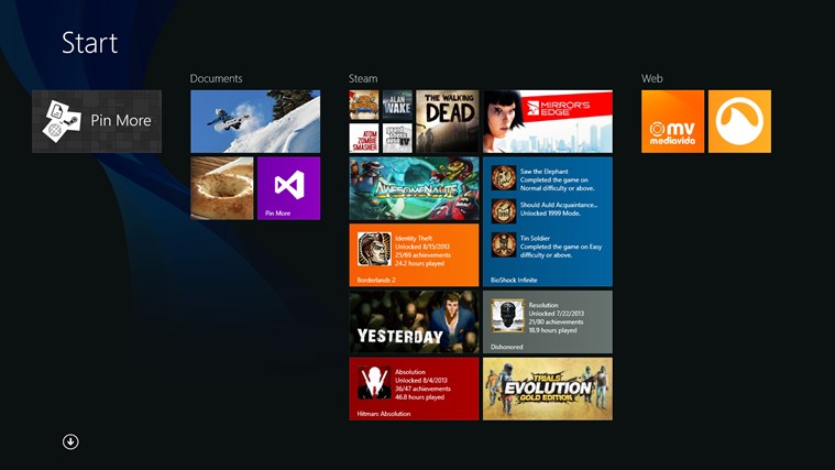 Pin More for Windows 8 1.6.4.0 software screenshot