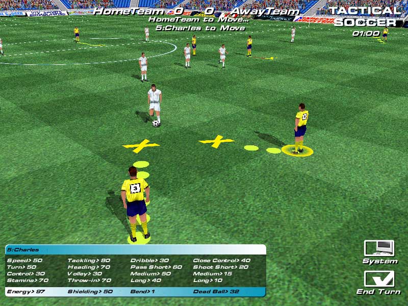 PlaceforGames: Tactical Soccer v1.00 software screenshot