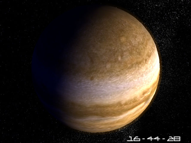Planet Jupiter 3D Screensaver 1.0 software screenshot