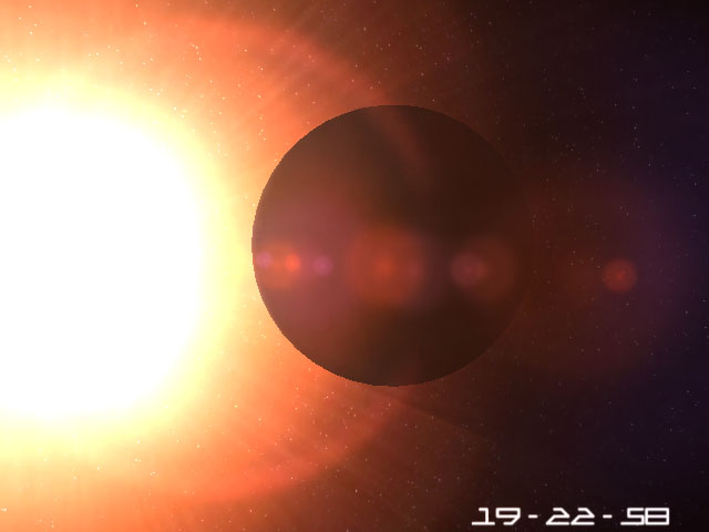 Planet Mercury 3D Screensaver 1.1 software screenshot