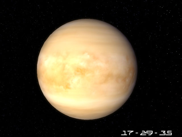 Planet Venus 3D Screensaver 1.1 software screenshot