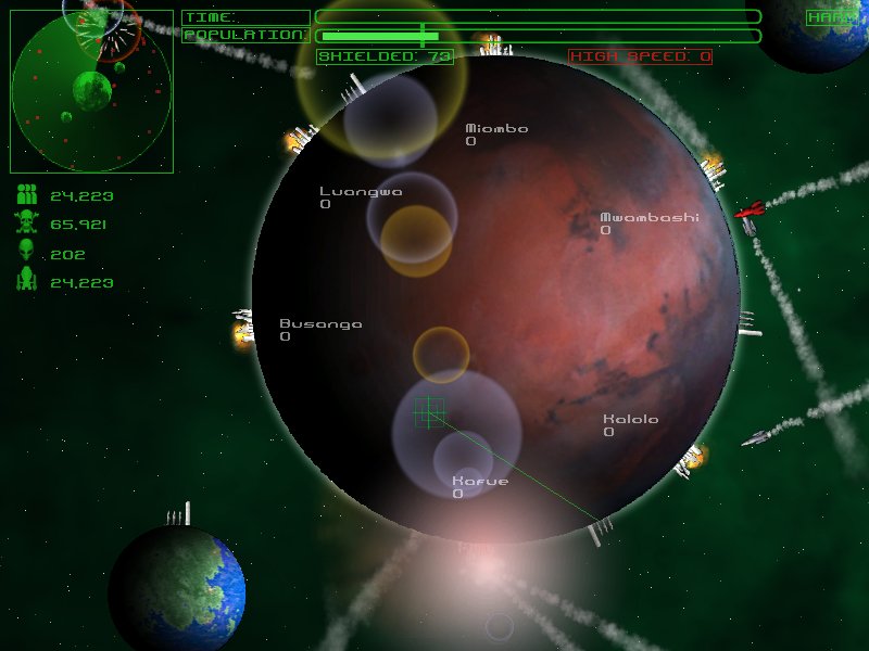 Planetary Defense 1.1 software screenshot
