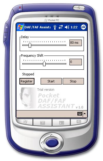 Pocket DAF/FAF Assistant 2.0 software screenshot