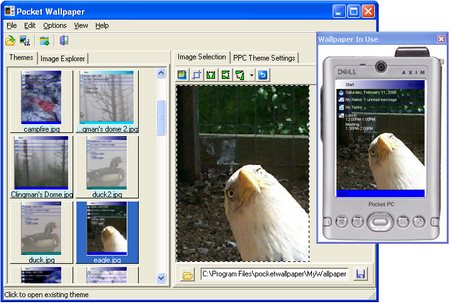 Pocket Wallpaper 1.01 software screenshot