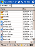 PortaWhiz FTP Client 2.0 software screenshot