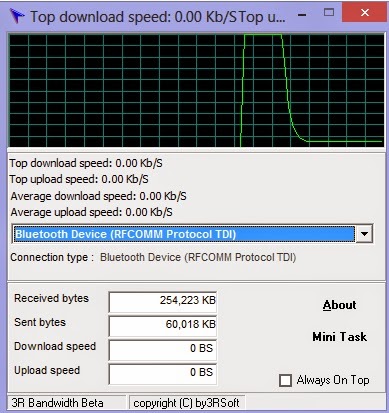 3R Bandwidth Monitor 3.0.0.0 software screenshot