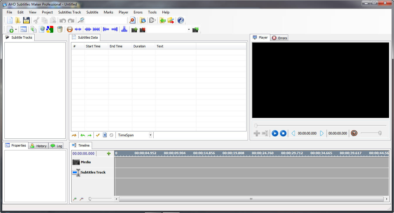 Portable AHD Subtitles Maker Professional Edition 5.14.150.0 software screenshot