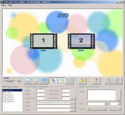 Portable AVStoDVD 2.8.4 software screenshot
