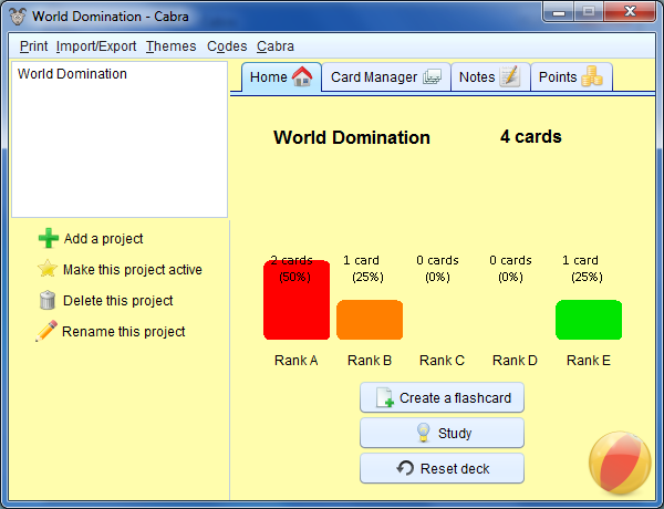 Portable Cabra 0.7.0 software screenshot