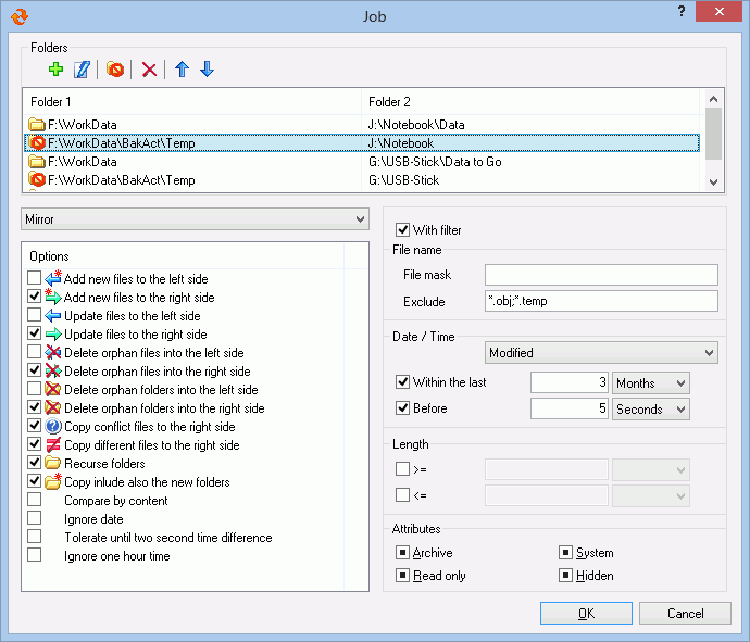 Portable EF AutoSync 2.60 software screenshot