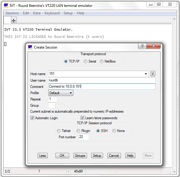 Portable IVT Secure Access Light 23.3 Build 32951 software screenshot