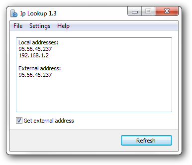 Portable Ip Lookup 1.4 software screenshot