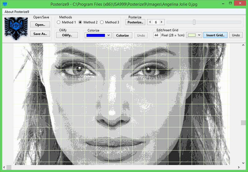 Portable Posterize9 1.0 software screenshot