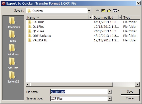 Portable QXF2CSV Converter 5.10 software screenshot