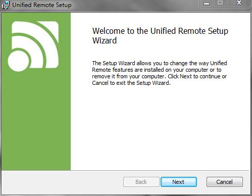 Portable Unified Remote 3.3.0.876 (35) software screenshot