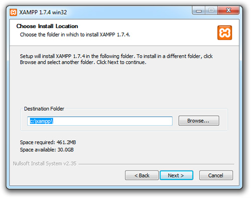 Portable XAMPP 7.1.4-0 software screenshot