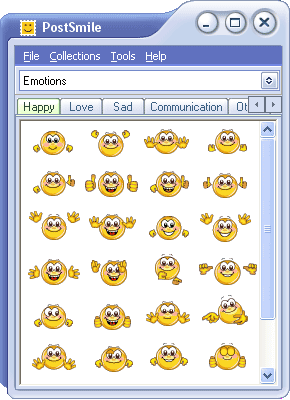 PostSmile 7.0.5 software screenshot