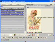 Postcard Organizer Deluxe 3.71 software screenshot