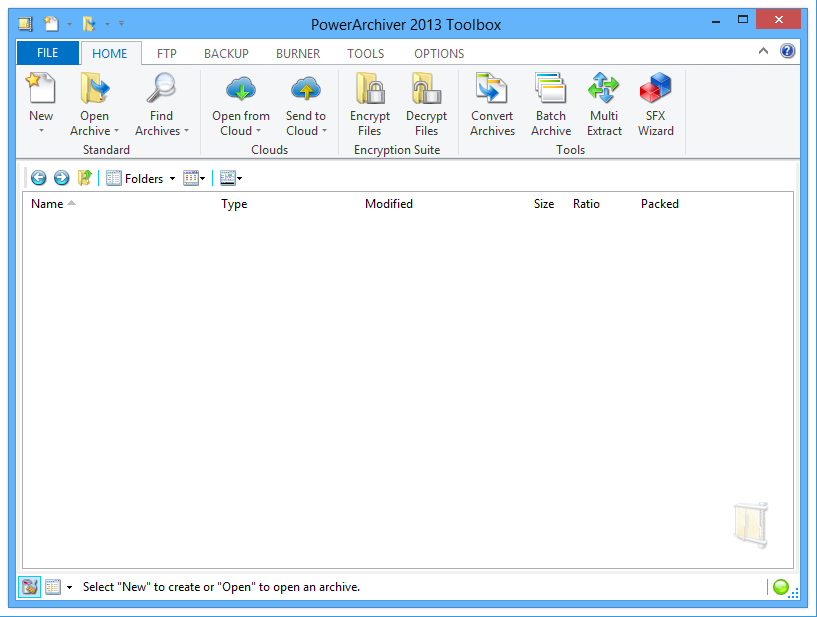 PowerArchiver 2016 16.10.24 software screenshot