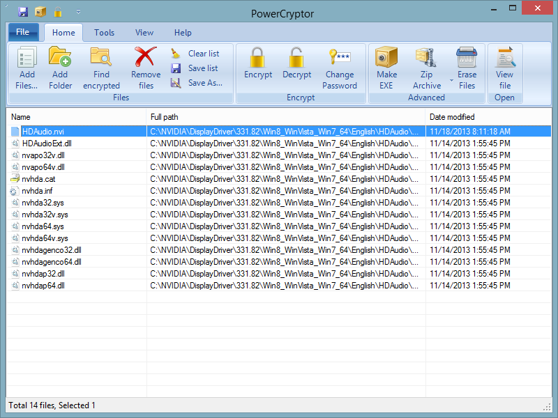 PowerCryptor Encryption Suite 1.04.07.0 software screenshot