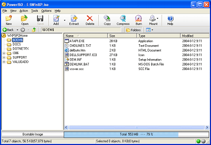 PowerISO 6.9 software screenshot