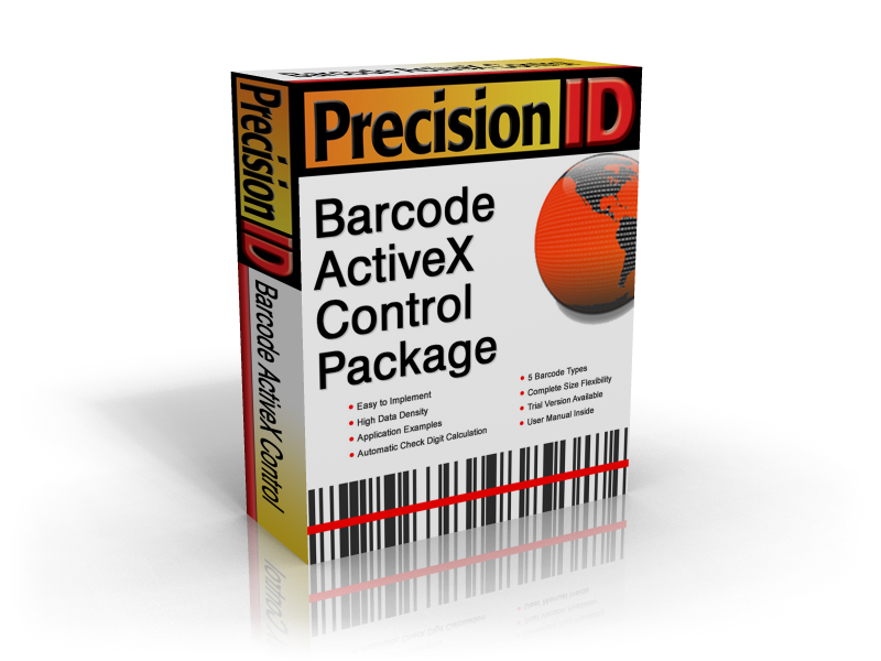 PrecisionID Barcode ActiveX Control 1.9 software screenshot