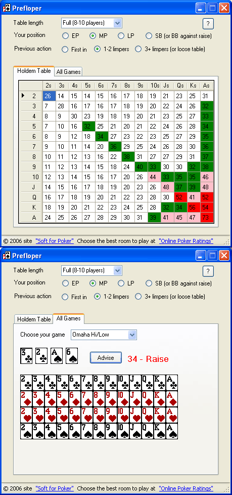Prefloper 1.0 software screenshot