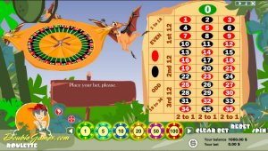 Prehistoric Roulette 1.0 software screenshot
