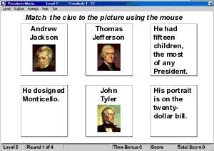 Presidents-Mania 1 software screenshot