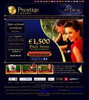 Prestige Casino by Online Casino Extra 2.0 software screenshot
