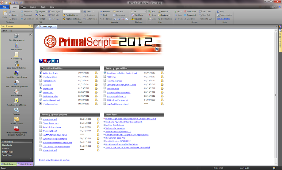 PrimalScript 2012 6.5.147 software screenshot