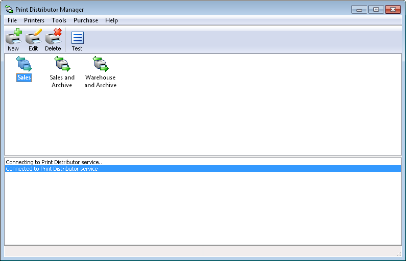 Print Distributor Manager 6.1.4028 software screenshot
