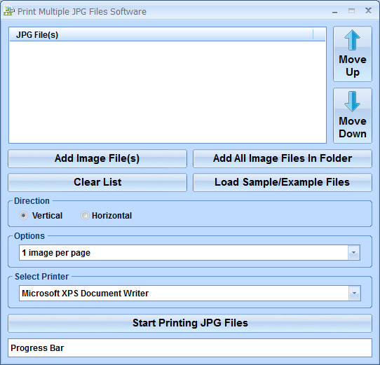 Print Multiple JPG Files Software 7.0.0.0 software screenshot