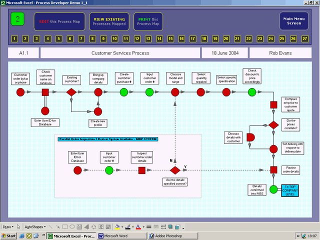 Process Developer Enterprise Edition 2.1 software screenshot