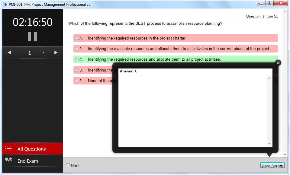 ProfExam Player 5.0.1702.2204 software screenshot