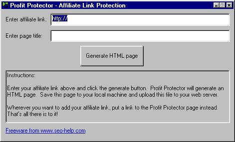 Profit Protector 1 software screenshot