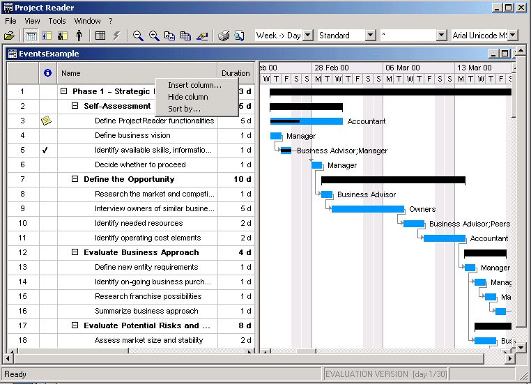 Project Reader 04.08.00 software screenshot