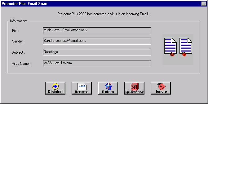Protector Plus for Windows XP/2000 7.2.H03 software screenshot