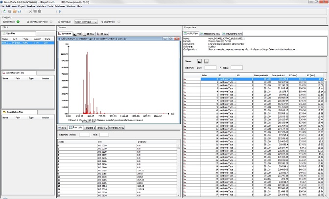 ProteoSuite 0.3.0 software screenshot