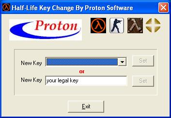 Proton Counter Strike Key Exchanger 1.3.1 software screenshot