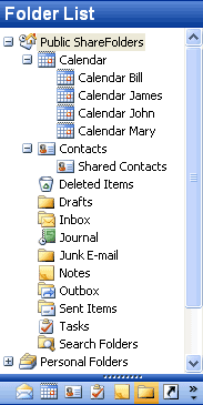 Public ShareFolder for Outlook 1.5 software screenshot