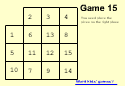 Puzzle 15 1 software screenshot