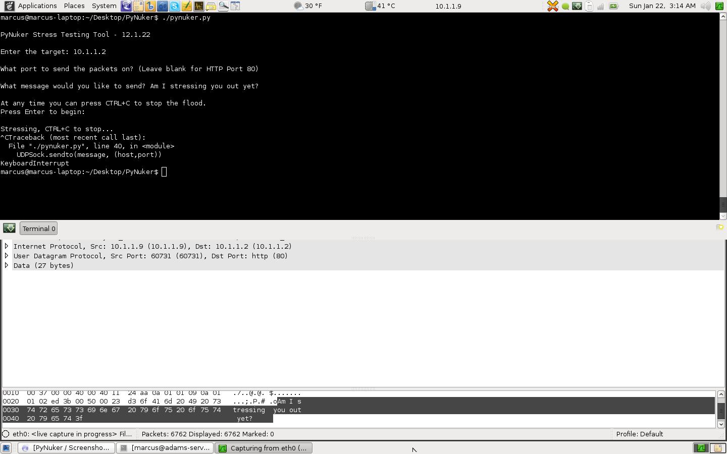PyNuker 12.2.11 software screenshot