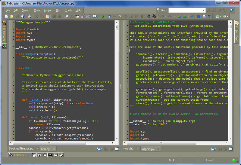 PyScripter 2.6.0.0 software screenshot