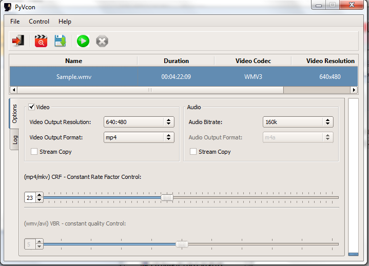 PyVcon 3.0.0.0 PreAlpha software screenshot