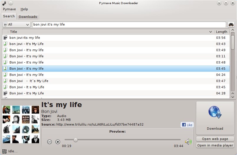 Pymaxe 0.60 software screenshot