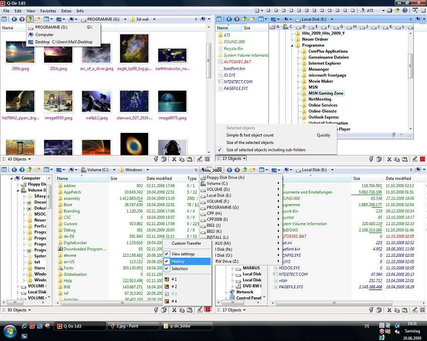 Q-Dir Portable 6.49.6 software screenshot