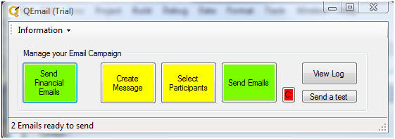 QEmail 5.0.0 software screenshot
